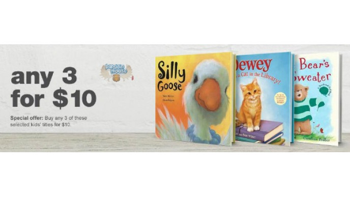 Chapters Canada: 3 For $10 Kids' Big Picture Books