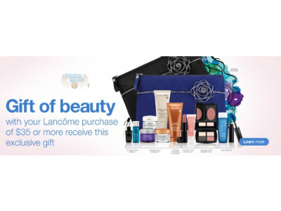 Sears Canada: Free Gift Set With $35 Lancôme Purchase