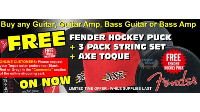 Axe Music Canada: Free Gifts With Purchase