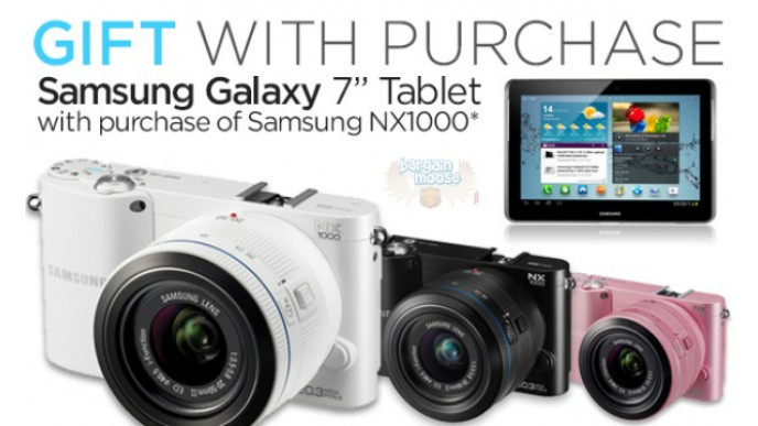 Shop.ca: Free Samsung Galaxy Tablet With Samsung NX1000 Camera Purchase for $599.99