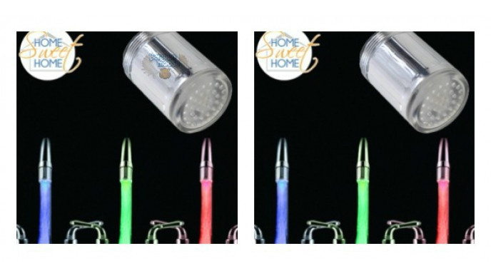 Dealextreme Canada: $4.81 For a Temperature Changing LED Faucet Head