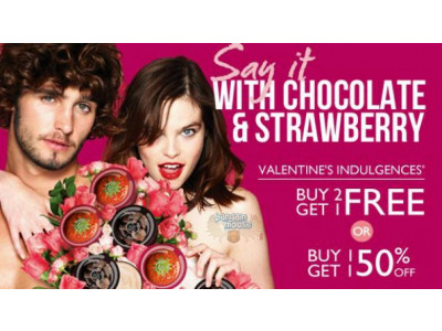 The Body Shop Canada: Valentine's Indulgence B2G1 Free, B1G1 50% Off