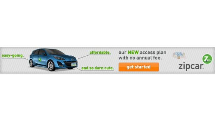 Zipcar Canada: No Annual Fee + $15 Free Credit