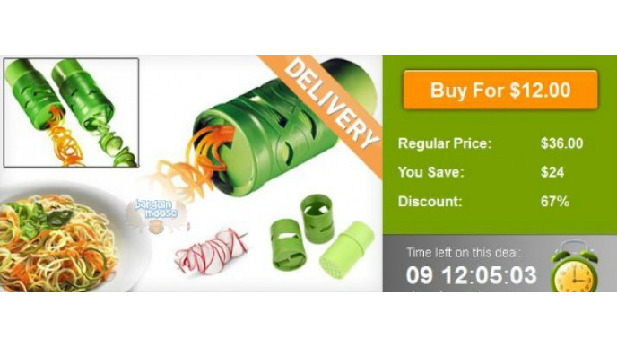 WagJag Canada: $12 For The Magic Veggie Twister ($36 Value) - Shipping Included