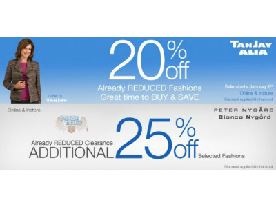 Nygard Canada: Additional 20 - 25% Off Clearance