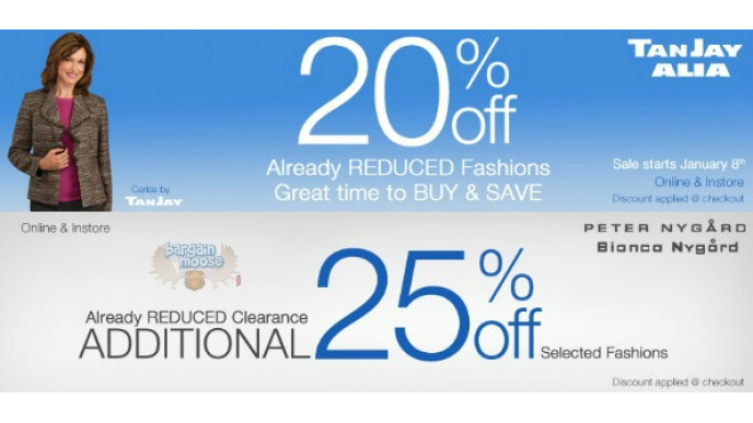 Nygard Canada: Additional 20 - 25% Off Clearance