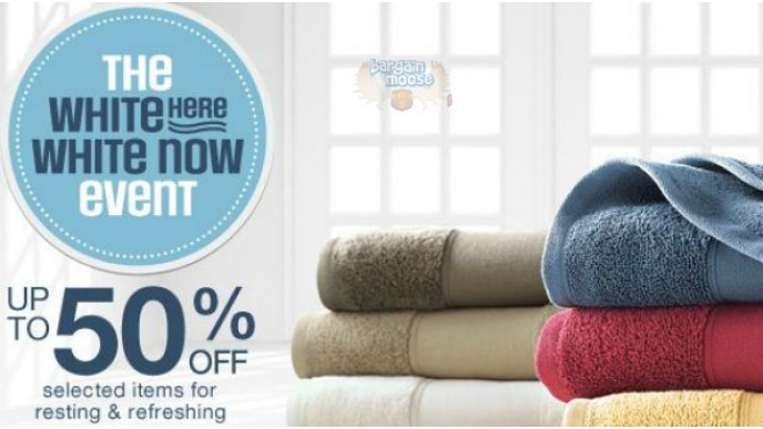 Sears Canada: White Here White Now Event, Up To 60% Off Bath & Bedding