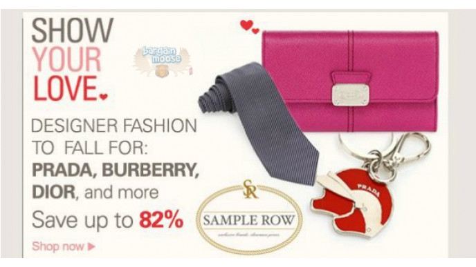 eBay Canada: Designer Sample Row - Up To 82% Off