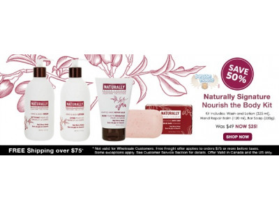 Upper Canada Soap: 50% Off Nourish The Body Kit - Now $25