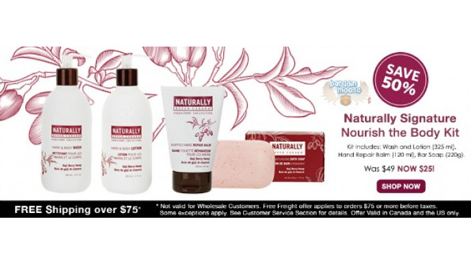 Upper Canada Soap: 50% Off Nourish The Body Kit - Now $25