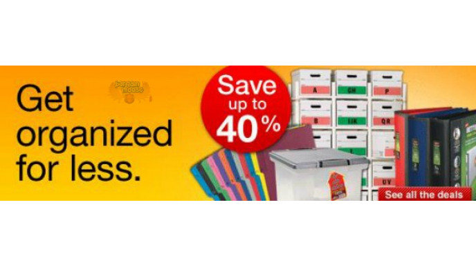 Staples Canada: Save Up To 40% On Storage & Organization Solutions