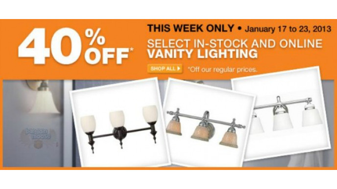 Home Depot Canada: Huge Lighting Sale Up To 60% Off