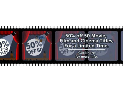 Bookcloseouts: New 50/50 Selection Film & Cinema