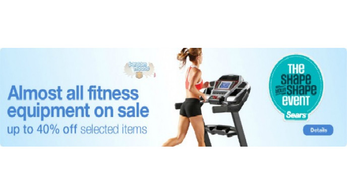 Sears Canada Shape Your Shape Event: Up to 35% Off Fitness Equipment Plus 30 Free Days of Jenny Craig