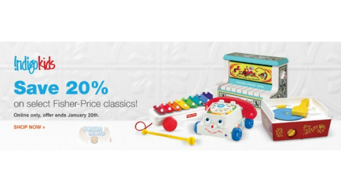 Chapters Canada: 20% Off Select Fisher-Price Classics
