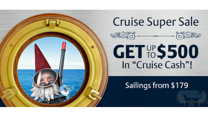 Travelocity.ca Cruise Super Sale Now On (& Up To $500 Free Cruise Cash)