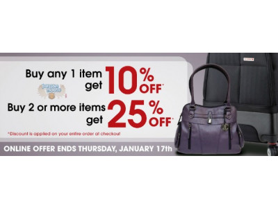 Bentley Canada: Buy 1 Item Get 10% Off, Buy 2 Items Get 25% Off