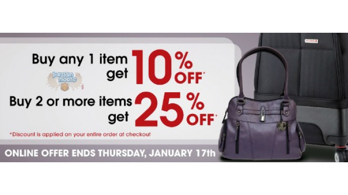 Bentley Canada: Buy 1 Item Get 10% Off, Buy 2 Items Get 25% Off