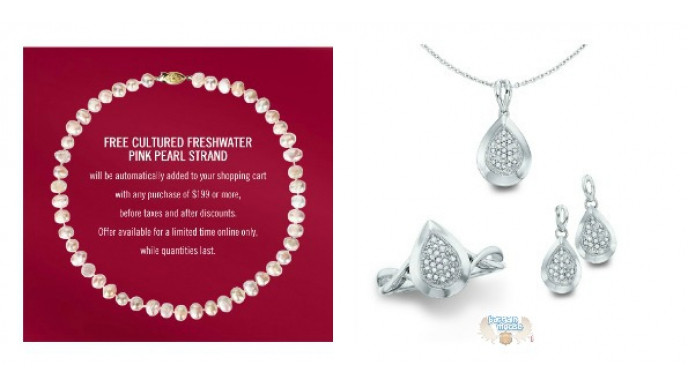 Peoples Jewellers Canada: Free Cultured Freshwater Pink Pearl Strand With Purchase of $199 Or More + Take An Extra 10% Off Clearance Items
