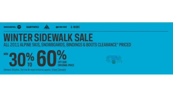 Sport Chek Canada: Winter Blowout Sale – 30 to 60% Off Selected Items