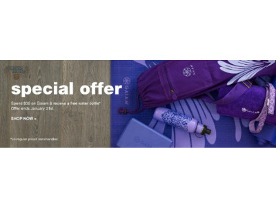 Chapters Canada: Spend $35 On Gaiam Products & Get Free Water Bottle