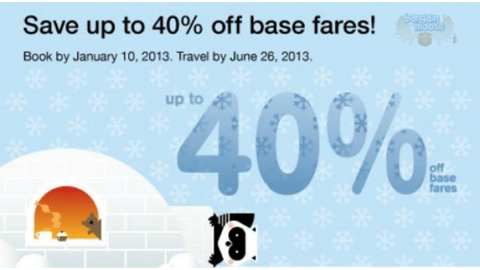 Porter Airlines: Up to 40% Off Base Flights