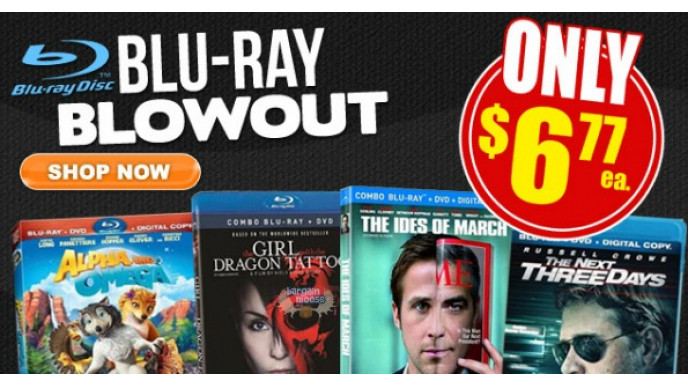 iNetVideo Blu-Ray Blowout: $6.77 Each