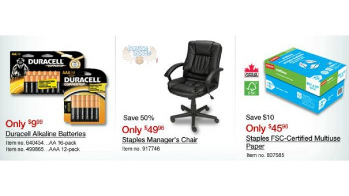Staples Canada: Deals of The Week - Up to 75% Off