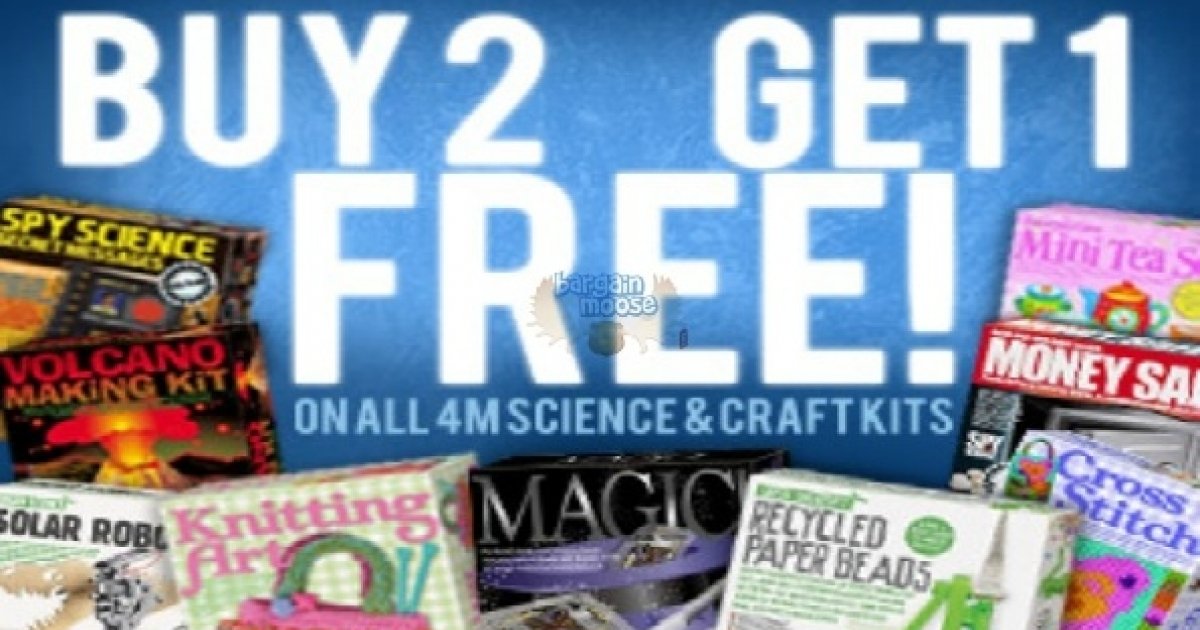 Mastermind Toys B2G1 4M Science & Craft Kits