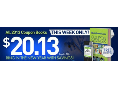 Entertainment Books: All Books $20.13 & Free Shipping