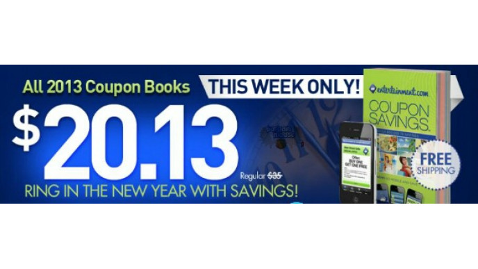 Entertainment Books: All Books $20.13 & Free Shipping