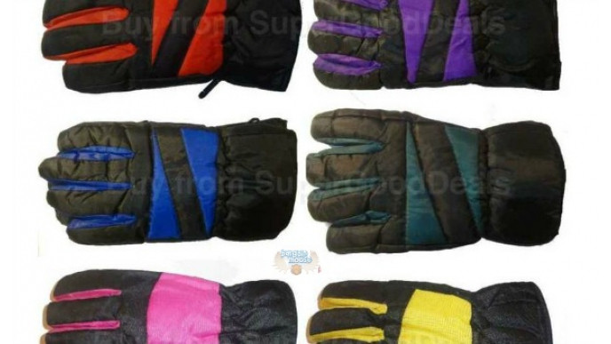 eBay Canada: Kids and Ladies Winter Ski Gloves $8