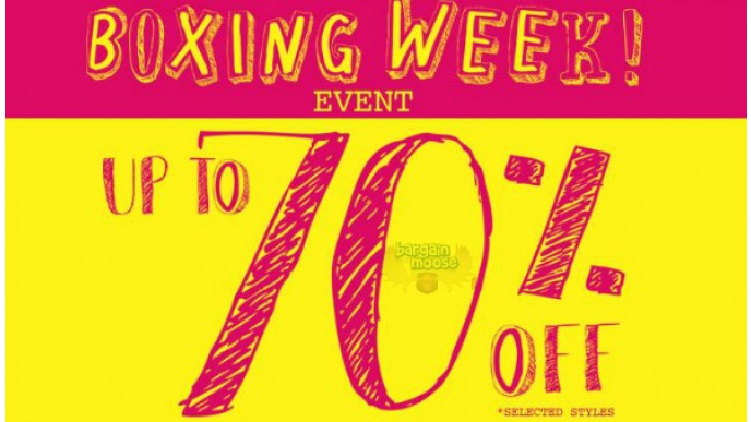 Garage Canada: Boxing Week Sales Up To 70% Off