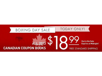Entertainment Books: Boxing Day, All Books $18.99 & Free Shipping