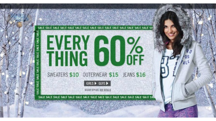 Aeropostale & P.S. from Aeropostale: Save 60% Site-Wide & Up To 70% Sale Items Pre-Boxing Day Deal