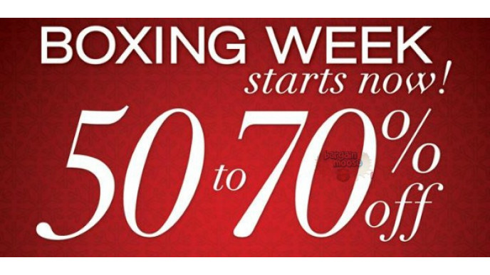 Cleo Canada: Boxing Week Starts Now, 50%-70% Off Almost Everything