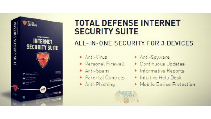 TigerDirect Canada: Total Defense Internet Security Suite Software - Free After Rebate (+ S&T)
