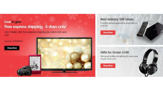 The Sony Store: Free Express Shipping on $25+