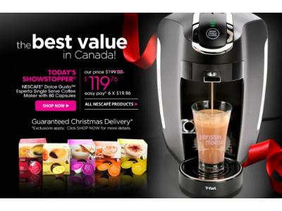 The Shopping Channel: Showstopper on Dolce Gusto Esperata Coffee Maker