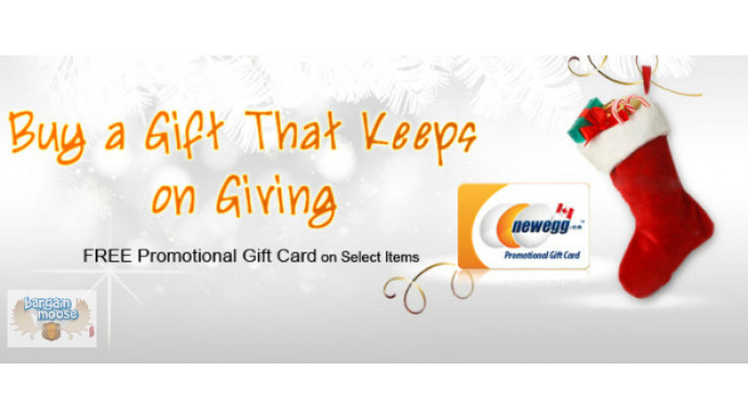 NewEgg.ca: FREE Gift Card with Purchase of Select Items