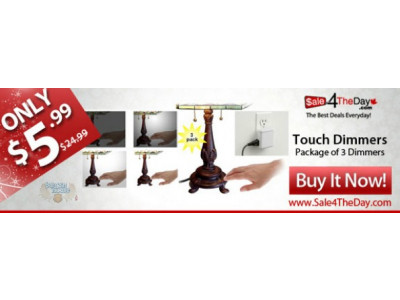 Sale 4 The Day Canada: Superswitch 3 Pack Easy Touch Dimmers $5.99