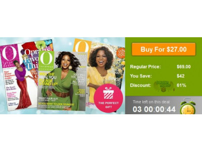 WagJag Canada: $27 for 1-Year Oprah Magazine Subscription (a $69 Value) Shipping Incl.