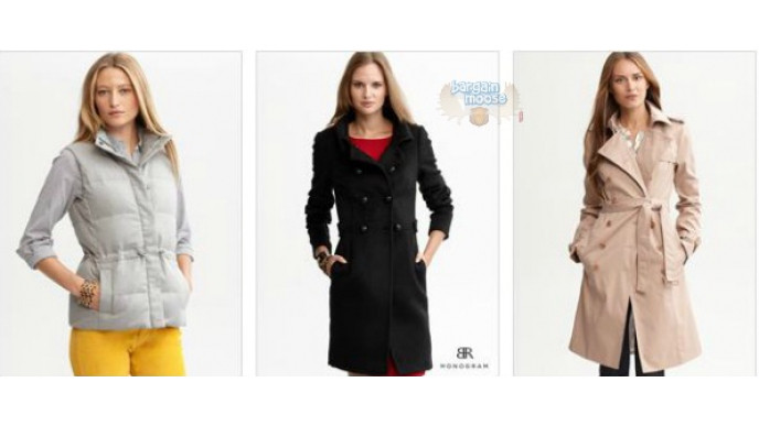 Banana Republic Promo Code:40% off Full Price Outerwear & Cold Weather Accessories
