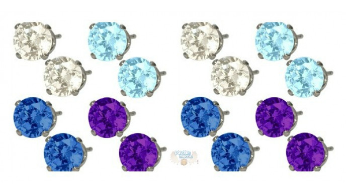 Shop.ca: 4 Pairs of Swarovski Elements Earrings For $44 & Free Shipping