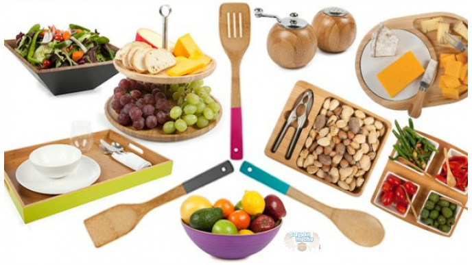 Homesav Canada: Great Bamboo Serving Dishes & Accessories For Up To 69% Off