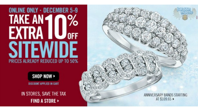 Peoples Jewellers: Save 10% Off Sitewide Online Only