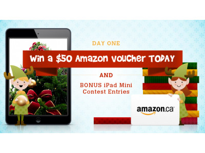 Bargainmoose Christmasathon Day 1: Win an iPad Mini or a $50 Amazon.ca Voucher Today! (Closed)