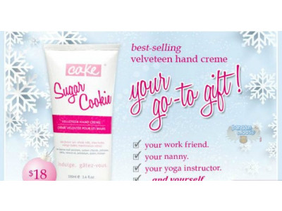 Cake Beauty: 12 Days of Christmas Day 1 Free Hand Creme w/ $30+