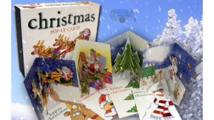 Bookcloseouts Canada: 76% Off Christmas pop-Up Cards