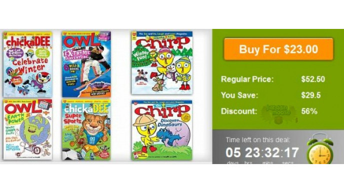 WagJag Canada: $23 for Your Choice of Owl Kids Magazine